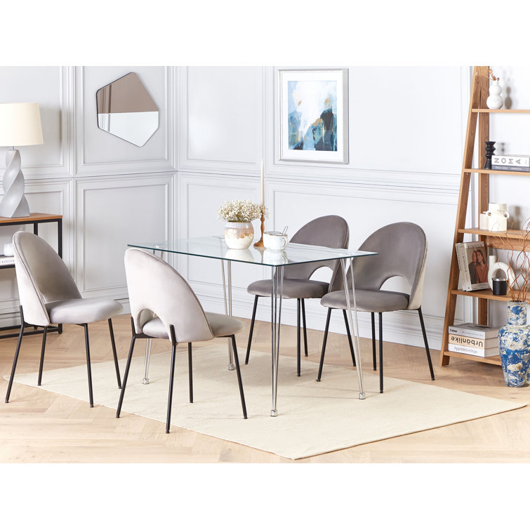 Wayfair glass table store and chairs